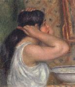 The Toilette Woman Combing Her Hair Pierre Renoir